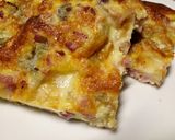 A picture of step 3 of Frittata Speck e Zola.