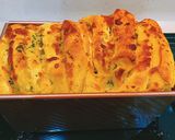 Hình bước làm 5 của món Bánh mì bơ tỏi phô mai mozzarella