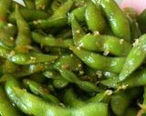 A picture of step 6 of Edamame Garlic.