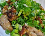 A picture of step 8 of Chicken Thigh Pickled Plum, Mayo, & Garlic Stir-fry.