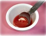 A picture of step 2 of Fluffy Strawberry Mousse with Strawberry Texture.