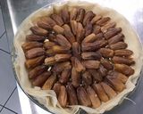 Une image de l'étape 6 de Tarte de bricks aux dattes et fruits exotiques crème à la farine de maïs et citron.