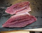 A picture of step 14 of Preparing Frigate Mackerel (Katsuo).