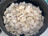 Pallares cremosos con pescado frito !