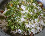 A picture of step 12 of Kashmiri Pulao.