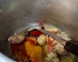 A picture of step 5 of Palak chicken 💖💖.