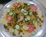صورة لخطوة 4 من وصفة كبسه العزايم بلحم في قدر ضغط على طريقتي 😋😋😋