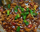 Foto langkah ke 5 dari resep Tempe Telur Pedas Manis.