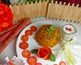 A picture of step 5 of Mater pulao.