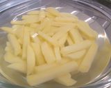 A picture of step 1 of French Fries in Cosori Air Fryer.