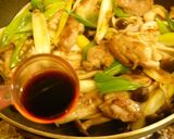 A picture of step 4 of Chicken and Japanese Leek in Soy Sauce & Butter Milk Sauté.