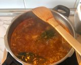 Foto del paso 2 de la receta: Potaje con espinacas y rellenos de bacalao