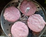 A picture of step 5 of Instant Rawa-Beetroot Idlis.