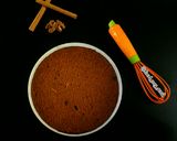 A picture of step 6 of Nutty Spiced Eggless Carrot Cake (whole Wheat and Jaggery).