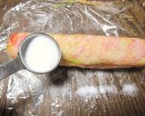 A picture of step 7 of White Day Pink Diamond Cookies.