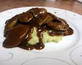 Bangers and Garlic Onion Mash recipe step 9 photo