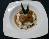 Foto langkah ke 5 dari resep Bubur sumsum topping pisang.