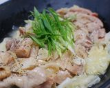 A picture of step 6 of Miso-Sake Steamed Cabbage & Chicken Drumettes.