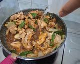 Foto langkah ke 5 dari resep Tumis ayam cabe ijo.