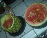 A picture of step 5 of Piña/sandia loca crazy pineapple/watermelon.