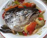 Foto langkah ke 6 dari resep Sup Asam Pedas Kepala Salmon.