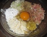 A picture of step 8 of Homemade Kimchi Hot Pot with Fluffy Tofu Meatballs.