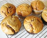 A picture of step 8 of Brown Sugar and Adzuki Bean Muffins.