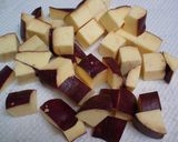 A picture of step 2 of Easy, Diced Daigaku-Imo for Bento.