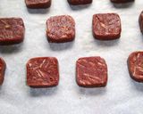 A picture of step 7 of Butter and Egg-free Chocolate Nut Cookies.