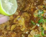 A picture of step 9 of Maghaz Masala or Brain Masala.