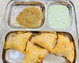 समोसा और चटनी(sampsa chutney recipe in hindi) रेसिपी चरण 5 फोटो