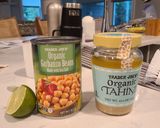 A picture of step 1 of Hummus.