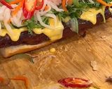 Hình bước làm 17 của món Bánh Mì Sườn Xá Xíu Khổng Lồ