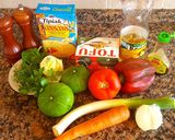Foto del paso 1 de la receta: Salteado vegetariano c/ tofu y couz couz