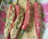 Foto langkah ke 4 dari resep Cabe merah goreng isi ayam cincang.