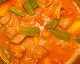 Meat curry with potato and bindy recipe step 4 photo