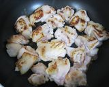 A picture of step 8 of Sukiyaki-style Shio-koji Chicken with Egg.