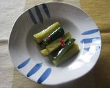 A picture of step 6 of Spicy Pounded Cucumber.