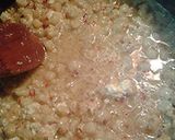 A picture of step 3 of Hominy and farmer cheese.