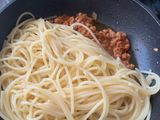 Espaguetis boloñesa de ración