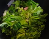 A picture of step 1 of Spring Cabbage Spaghetti Aglio, Olio e Peperoncine Made in a Pan.