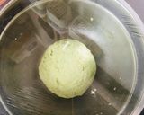 Hình bước làm 1 của món Bánh bao chay lá dứa