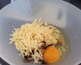 A picture of step 1 of Welsh Rarebit.