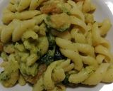 Foto del passaggio 8 della ricetta Gran fusilli zucchine e gamberetti a modo mio