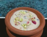 A picture of step 3 of Matka firni.