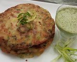 A picture of step 12 of Rice Cheela.
