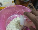 Foto langkah ke 5 dari resep Bakpao No Mixer Character Semangka.