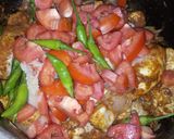 A picture of step 3 of Sindhi chicken biryani.