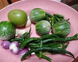 Foto langkah ke 1 dari resep Terong Ijo Cabe Ijo (Macek Sary).
