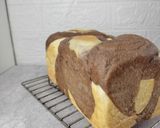 Foto langkah ke 9 dari resep Chocolate Marble Bread (shokupan).